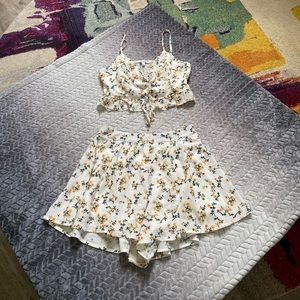 Papaya Two Piece Outfit